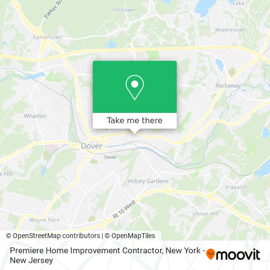 Premiere Home Improvement Contractor map