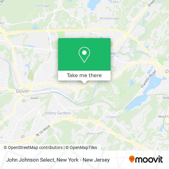 John Johnson Select map