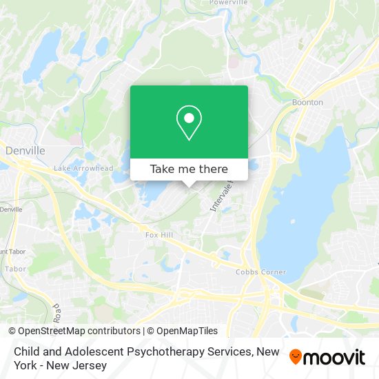 Child and Adolescent Psychotherapy Services map