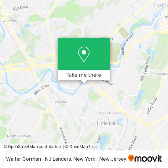 Mapa de Walter Gorman - NJ Lenders