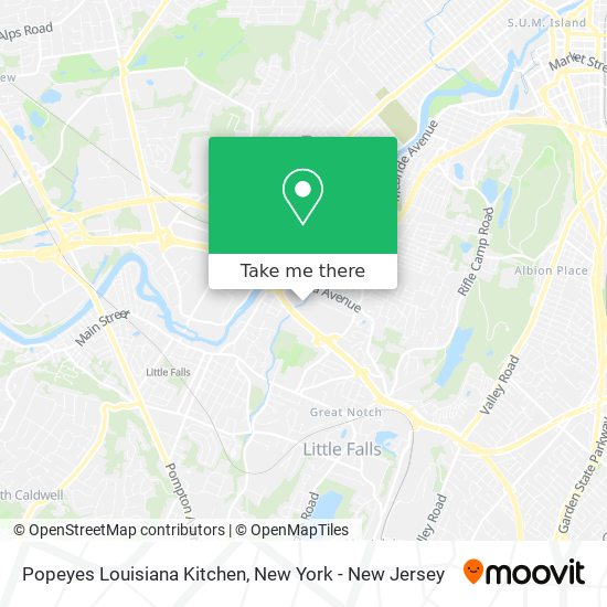 Popeyes Louisiana Kitchen map