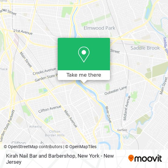 Mapa de Kirah Nail Bar and Barbershop