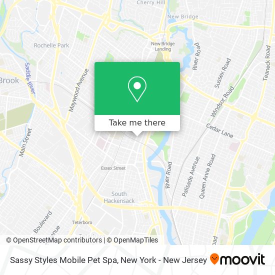 Mapa de Sassy Styles Mobile Pet Spa