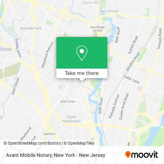 Mapa de Avant Mobile Notary