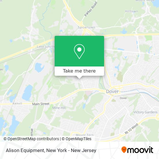 Mapa de Alison Equipment