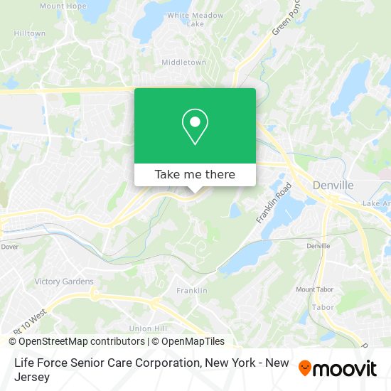 Life Force Senior Care Corporation map