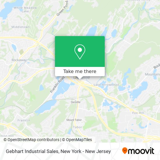 Mapa de Gebhart Industrial Sales