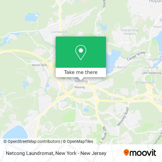 Netcong Laundromat map