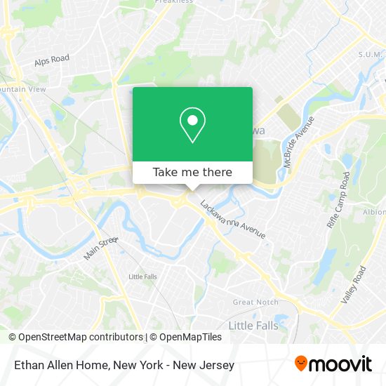 Mapa de Ethan Allen Home