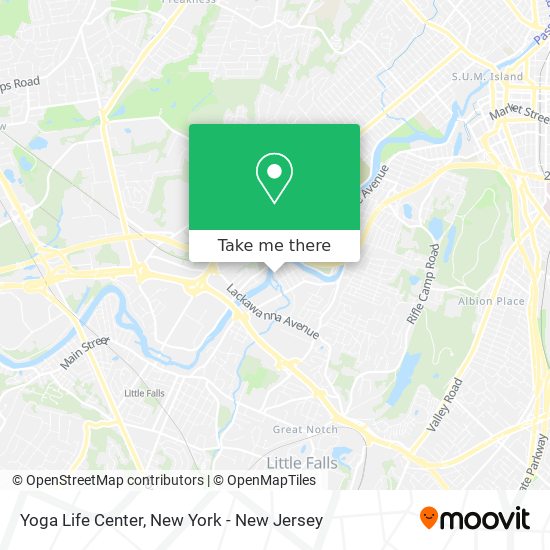 Yoga Life Center map