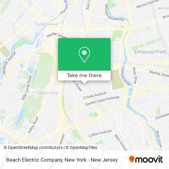 Beach Electric Company map