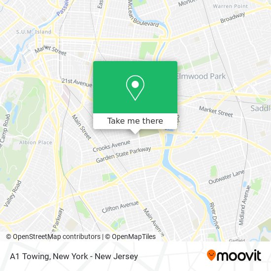 A1 Towing map