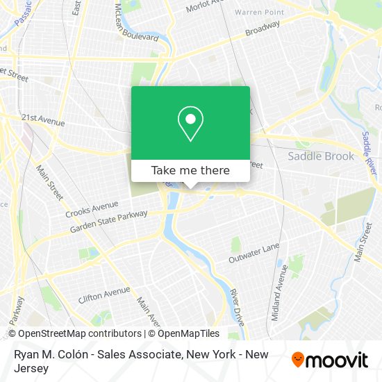 Ryan M. Colón - Sales Associate map