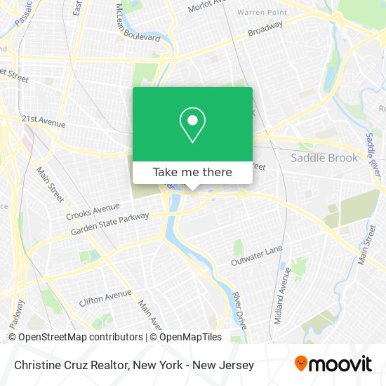 Christine Cruz Realtor map