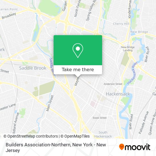 Mapa de Builders Association-Northern