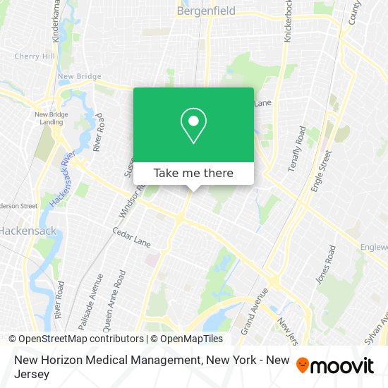 New Horizon Medical Management map