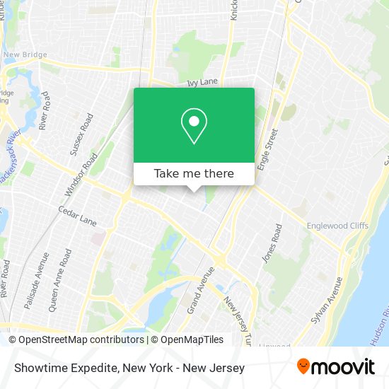 Showtime Expedite map