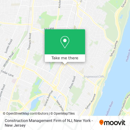 Construction Management Firm of NJ map