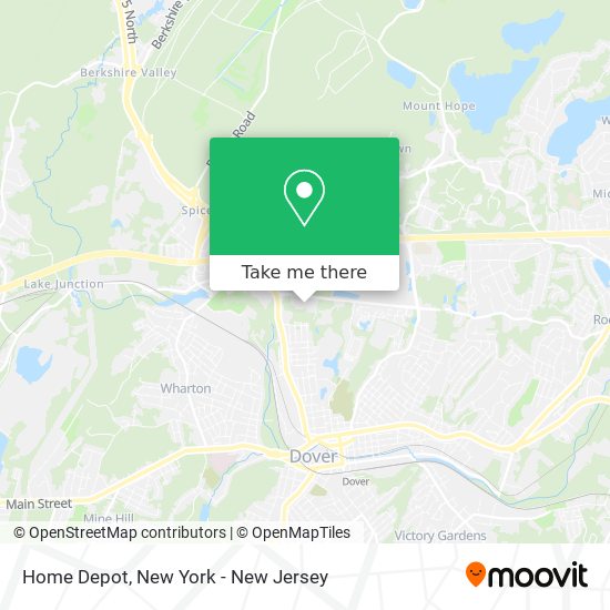 Home Depot map