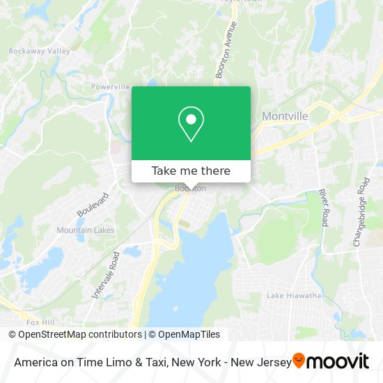 America on Time Limo & Taxi map