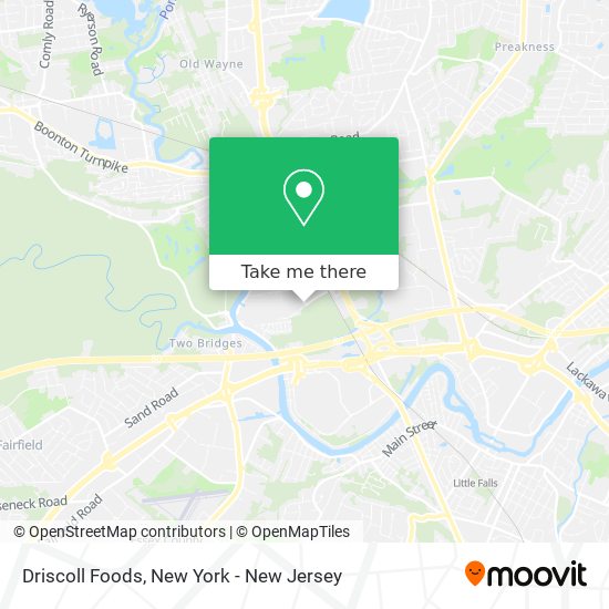 Driscoll Foods map