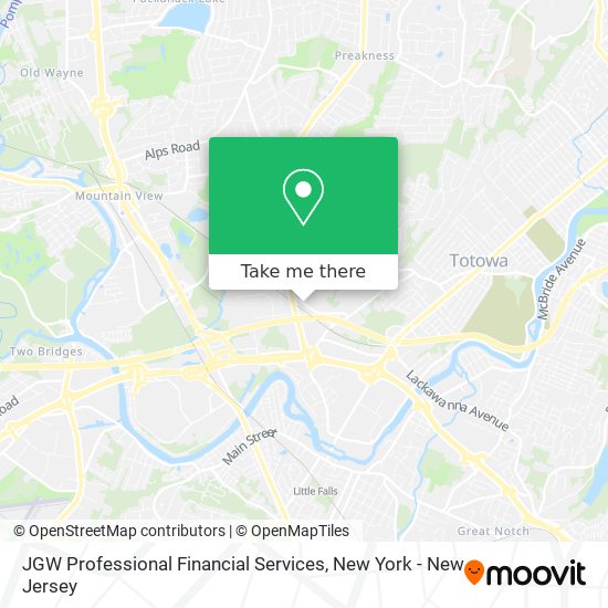 Mapa de JGW Professional Financial Services