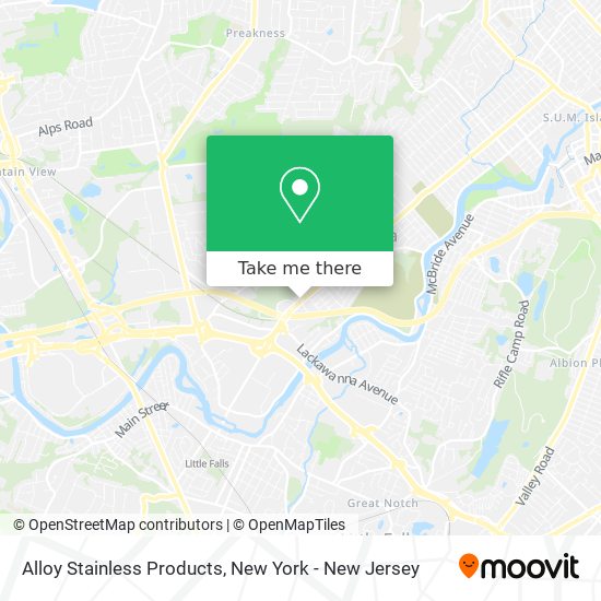 Alloy Stainless Products map