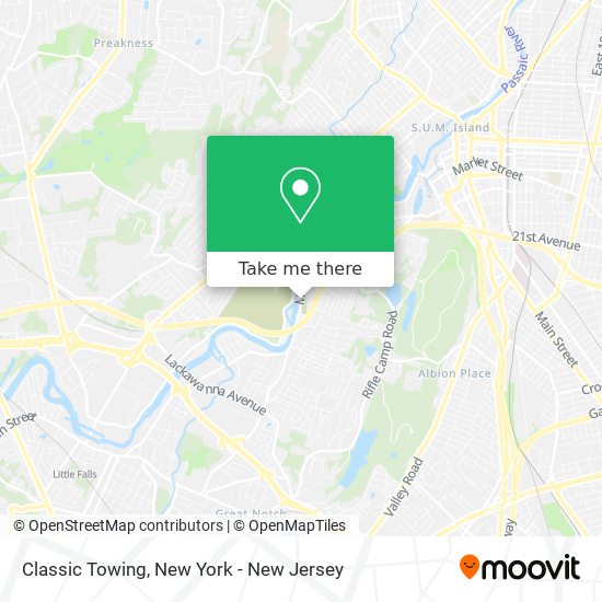 Classic Towing map