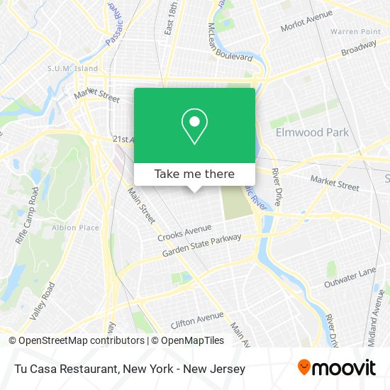 Mapa de Tu Casa Restaurant