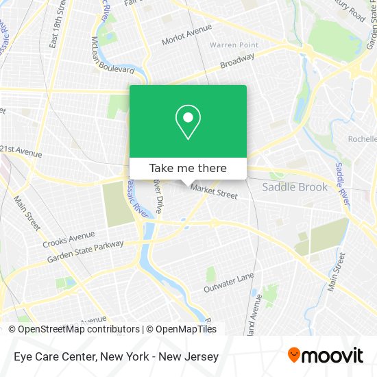 Eye Care Center map