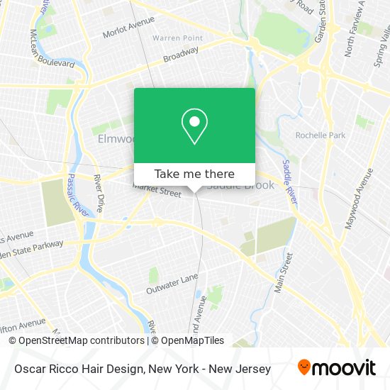 Mapa de Oscar Ricco Hair Design