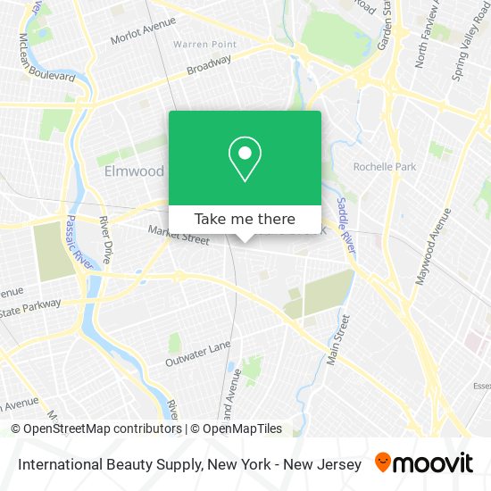 International Beauty Supply map