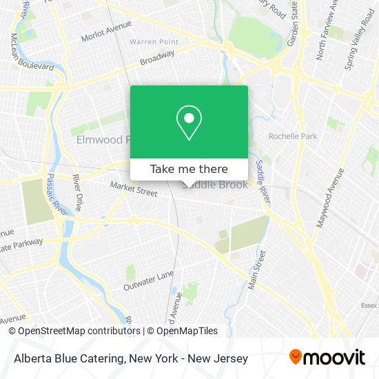 Mapa de Alberta Blue Catering