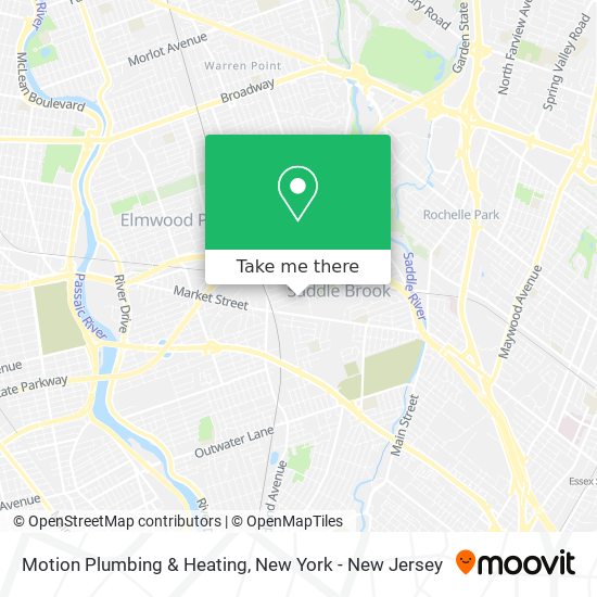 Mapa de Motion Plumbing & Heating