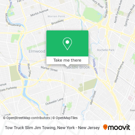 Mapa de Tow Truck Slim Jim Towing