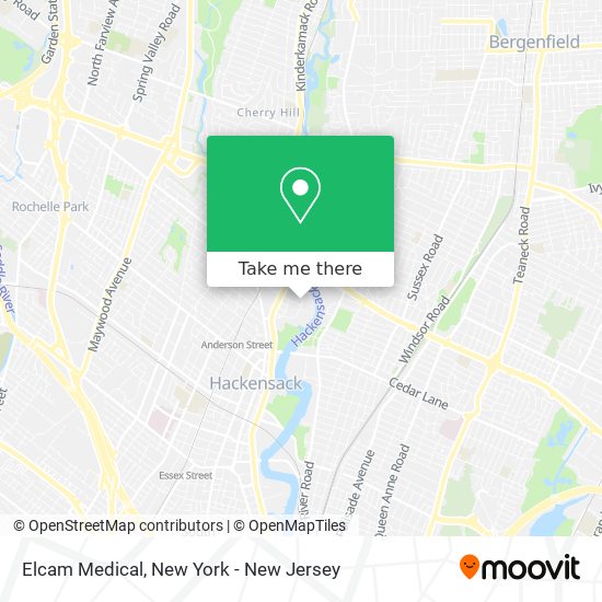 Elcam Medical map