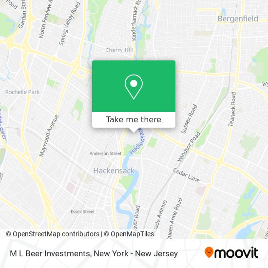 M L Beer Investments map