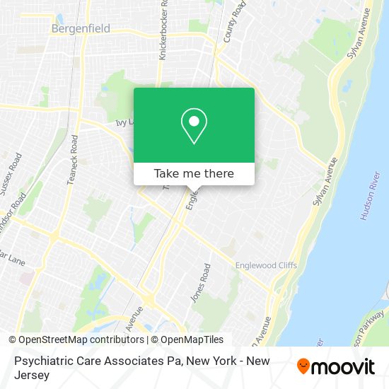 Mapa de Psychiatric Care Associates Pa