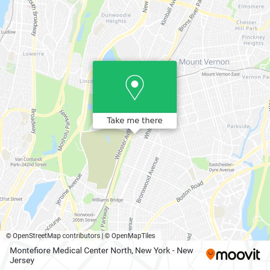 Montefiore Medical Center North map