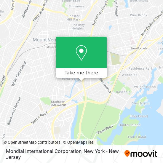 Mondial International Corporation map