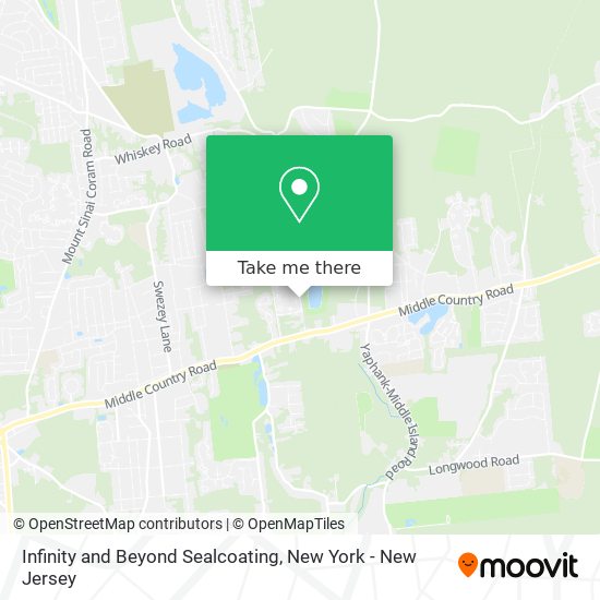Infinity and Beyond Sealcoating map