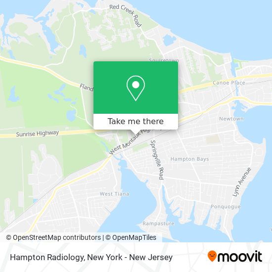 Hampton Radiology map