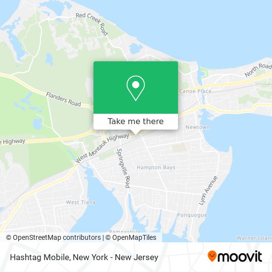 Hashtag Mobile map