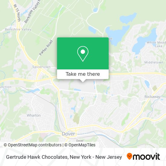 Gertrude Hawk Chocolates map