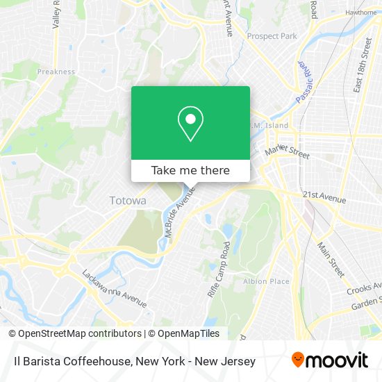 Il Barista Coffeehouse map