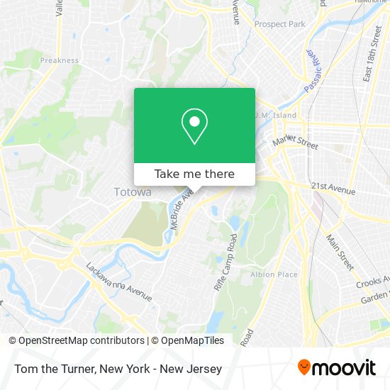 Tom the Turner map