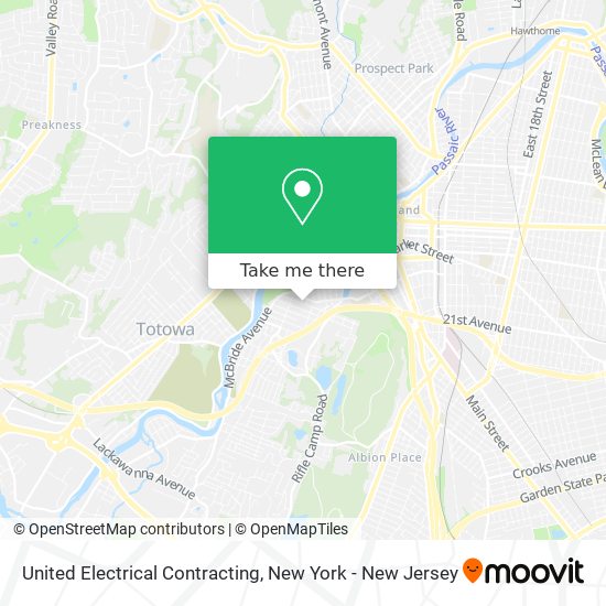 United Electrical Contracting map