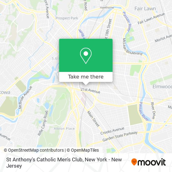 St Anthony's Catholic Men's Club map