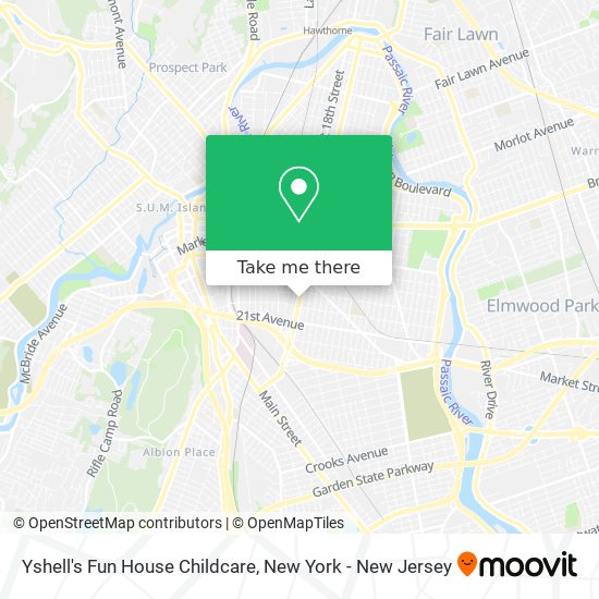 Yshell's Fun House Childcare map