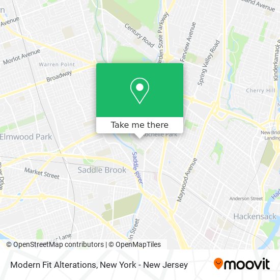 Mapa de Modern Fit Alterations
